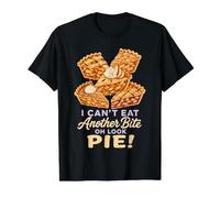 Can't Eat Another Bite Oh Look Pie Sweet Dessert Design Value Graphic T-Shirt, Men, Black, M