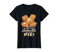 Can't Eat Another Bite Oh Look Pie Sweet Dessert Design Value Graphic T-Shirt, Women, Black, S