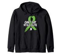 Can't Eat Still Elite - Gastroparesis Awareness Zip Hoodie