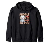 Can't Get Enough Of My Poo Humorous Maltipoo Dog Owner Zip Hoodie