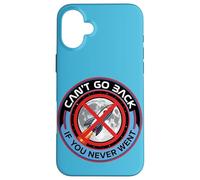 Can't Go Back Moon Landing Hoax Conspiracy Fake Mission Case for iPhone 16 Plus