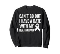 Cant Go Out I Have A Date With My Heating Pad Crohn's Sweatshirt