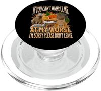 Can't Handle Me At My Worst Funny Capybara Meme Bootleg Y2K PopSockets PopGrip for MagSafe