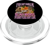 Can't Handle Me At My Worst Funny Capybara Meme Bootleg Y2K PopSockets PopGrip for MagSafe