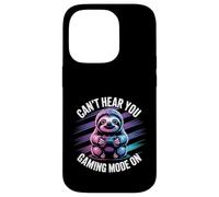 Cant Hear You Gaming Mode On Sloth Video Games Gamer Case for iPhone 14 Pro