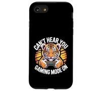 Cant Hear You Gaming Mode On Tiger Video Games Gamer Case for iPhone SE (2020) / 7/8