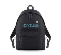 Can't Hear You I'm Gaming Backpack Rucksack 18L Bag - 42 x 31 x 21cm