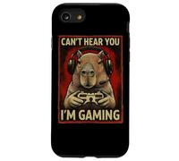 Can't Hear You I'm Gaming Funny Capybara Playing Video Game Case for iPhone SE (2020) / 7/8