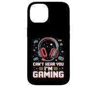 Cant Hear You Im Gaming Pixel Art Retro Headset Video Gamers Case for iPhone 14