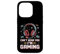 Cant Hear You Im Gaming Pixel Art Retro Headset Video Gamers Case for iPhone 14 Pro