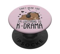Can't Hear You Listening K-Drama Cute Bear PopSockets Adhesive PopGrip