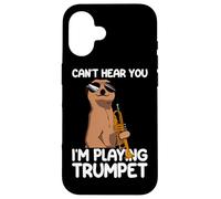 Can't hear you Trumpeter Trumpet player Trumpet Case for iPhone 16