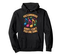 Can't Pick One Song Music Lovers Polyjamorous Pullover Hoodie