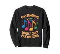 Can't Pick One Song Music Lovers Polyjamorous Sweatshirt