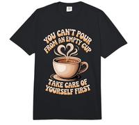Can't Pour from Empty Cup Self Care First - Comfort Colors Adult Heavyweight T-Shirt