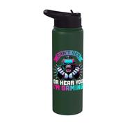 Can't See Or Hear You I'm Gaming VR Gamer Gorilla Headset Stainless Steel Insulated Water Bottle