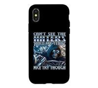 Can't See The Haters Thru My Tears Funny Unhinged Y2K Meme Case for iPhone X/XS