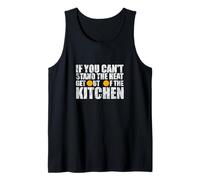 Can't Stand Heat Stay Out of Kitchen Pickleball Player Tank Top