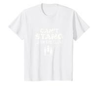 Can't Stand Join The Club! Ampudesign Humor T-Shirt, Kids, White, 3 Years