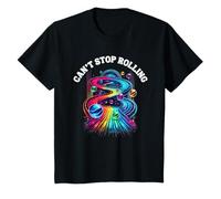 Can't Stop Rolling Design Marble Track Racing T-Shirt