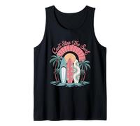 Can't Stop The Surf Retro Surf Culture Beach Surfer Vibes Tank Top