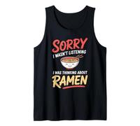 Cant Stop Thinking About Ramen Bowl Noodles Tank Top