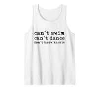 Can't Swim Iconic Emo Quote 2000s Alt Rock Music Fan Tank Top