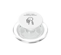 Can't Talk Avoiding People Introvert Humor PopSockets PopGrip for MagSafe