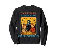 Can't Talk Cute Spirits Halloween Spooky Haunted Season Sweatshirt