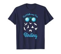 Cant Talk Now Im Birding Birdwatcher Birdwatching Bird Lover T-Shirt, Men, Navy Blue, 6X-Large