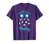Cant Talk Now Im Birding Birdwatcher Birdwatching Bird Lover T-Shirt, Men, Purple, 3X-Large