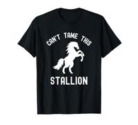 Can't Tame This Stallion, Funny Horse, Wild Horse T-Shirt