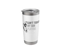 Can't Today, My Son Playing Soccer for Dad Mom Stainless Steel Insulated Tumbler