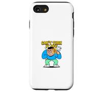 Cant Turn It Off Overthinking Mind Humor Design Case for iPhone SE (2020) / 7/8