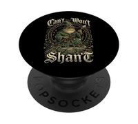 Can't Won't Shan't Frog PopSockets Adhesive PopGrip