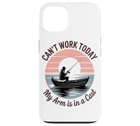 Can't Work Today My Arm Is In A Cast Fisherman Retro Case for iPhone 13