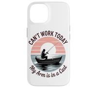 Can't Work Today My Arm Is In A Cast Fisherman Retro Case for iPhone 14
