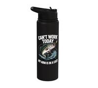 Can't Work Today My Arm is in A Cast Stainless Steel Insulated Water Bottle