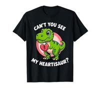 Can't You See My Heartisaur Sad Dinosaur Broken Heart T-Shirt