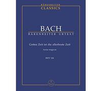Cantata No.106 Gottes Zeit ist die allerbeste Zeit "Actus tragicus" BWV 106 (Study Score)