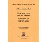 Cantata: No. 4 (Critical Scores) (Norton Critical Scores)