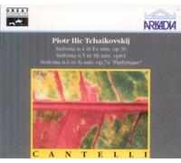 Cantelli Conducts Tchaikovsky: Symphony No. 4 (recorded 14 February 1954); Symphony 5 (5 March 1952); Symphony 6 (21 February 1953) (all with NBC Symphony, Carnegie Hall); Symphony 4, mvts. 2-4 (30 January 1955 with NYPO in Carnegie Hall)