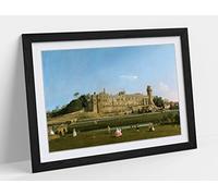 Cantello, Warwick Castle Framed Wall Art Print Picture - A2 - Black Frame
