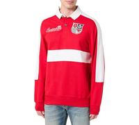 Canterbury Adult Unisex British & Irish Lions Canterbury Heritage Rugby Jersey | Relaxed Fit | Heavyweight Fabric | Official British & Irish Lions Licensed Product Lifestyle Rugby Jersey, Red Haute, M