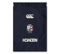 Canterbury Adult Unisex British & Irish Lions Gym Sack | Official British & Irish Lions Licensed Product Drawstring Bag, Dark Sapphire, One Size