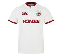 Canterbury Adult Unisex British & Irish Lions Replica Training Rugby Jersey | Official British & Irish Lions Licensed Product Technical Rugby Jersey, Egret, M
