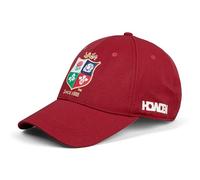 Canterbury Adult Unisex British & Irish Lions Training Cap | Official British & Irish Lions Licensed Product Peaked Cap, Red Dahlia, One Size