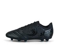 Canterbury Adult Unisex Phoenix Genesis Pro Firm Ground Rugby Boots | Dynamic Movement | Breathable | Supportive Firm Ground Rugby Boots, Black/Silver Metallic, 8