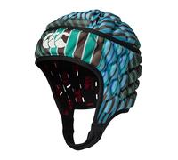 Canterbury Adult Unisex Raze Rugby Full Coverage, Soft-Edged Chin, Foam Padding Headguard, Bright White/Deep Mint, M