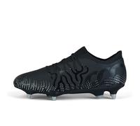 Canterbury Adult Unisex Speed Infinite Pro Soft Ground Rugby Boots | Lightweight Design | Breathable | Grip Texture Soft Ground Rugby Boots, Black/Silver Metallic, 7